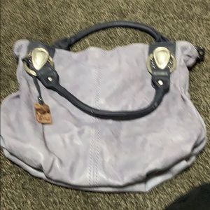 Purple shoulder bag